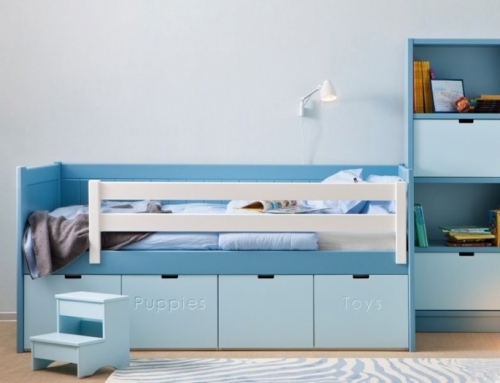 Anders, une chambre enfant bleue design