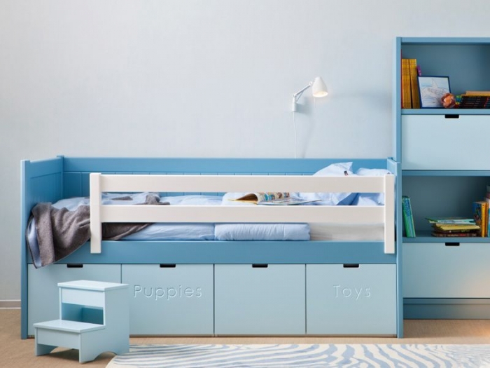 chambre enfant bleue