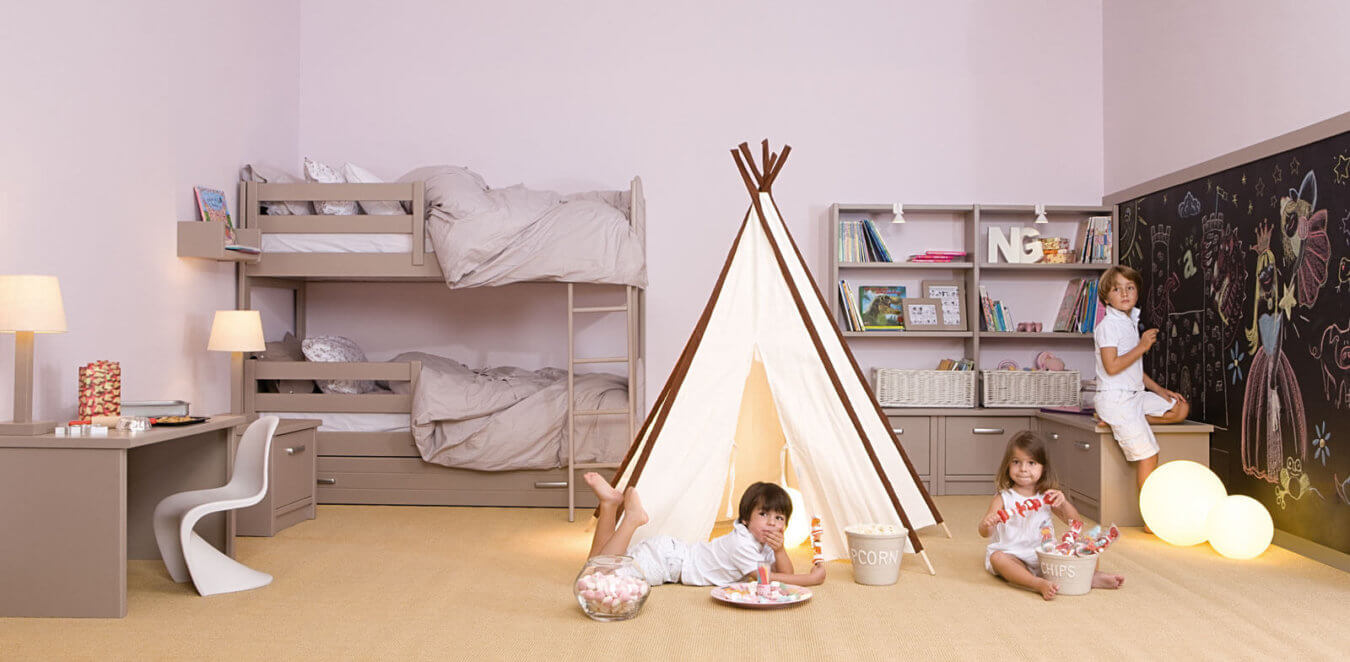 Aménagement de la chambre fille par Anders Paris