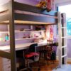 Lit mezzanine City hauteur 172 cm