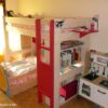 Lit mezzanine City hauteur 172 cm
