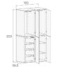 Armoire Modular - 4 modules