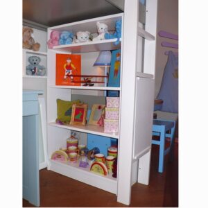 Bibliothèque à mettre sous le lit, dans la largeur (profondeur 31 cm)